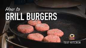 How to Grill Burgers on a Charcoal Grill