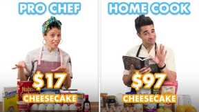 $97 vs $17 Cheesecake: Pro Chef & Home Cook Swap Ingredients | Epicurious
