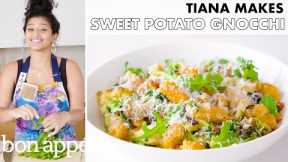 Tiana Makes Sweet Potato Gnocchi | From the Home Kitchen | Bon Appétit