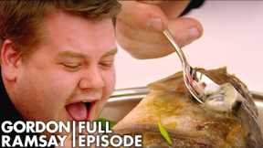 Gordon Ramsay Gets James Corden To Eat A Fish's Eye | The F Word FULL EPISODE