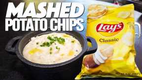 THE LATEST/GREATEST COOKING HACK ON THE INTERNET - MASHED POTATO CHIPS | SAM THE COOKING GUY