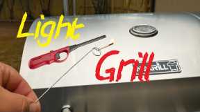 How To Light Gas Grill With Lighter or Match Easy Simple