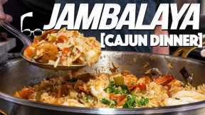 MAKING JAMBALAYA (EASY ONE POT CAJUN DINNER) | SAM THE COOKING GUY