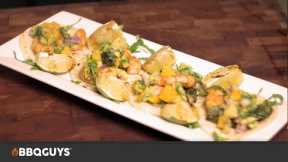Shrimp Tacos with Avocado & Mango Salsa Recipe | BBQGuys