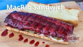 Malcom Reed's McRib Sandwich