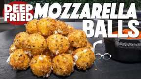 DEEP FRIED MOZZARELLA CHEESE BALLS | SAM THE COOKING GUY