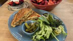 How To Make French Onion Monte Cristo with Spring Greens Salad | Rachael Ray