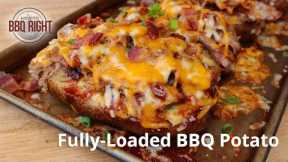 Fully-Loaded BBQ Potatoes with Pulled Pork