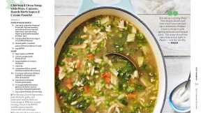 How To Make Chicken & Orzo Soup with Peas & Carrots | Rachael Ray