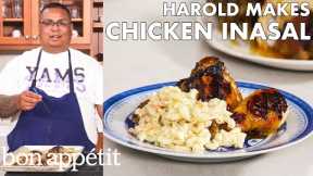 Harold Makes Grilled Chicken Inasal | From The Home Kitchen | Bon Appétit