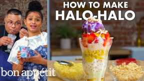 How To Make Halo-Halo With Ube Ice Cream | From The Home Kitchen | Bon Appétit