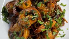 How To Make Spicy Thai Peanut Noodles with Sambal Shrimp | Pantry Recipe | Jordan Andino