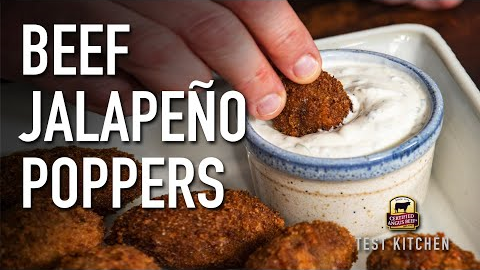 Deep-Fried Jalapeño Beef Poppers Recipe