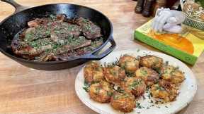 How to Make Deviled Steaks and Marcella Hazan-Style Crispy Potato Croquettes | Rachael Ray