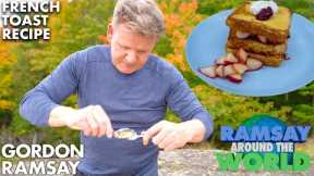Gordon Ramsay Cooks the Perfect Apple Berry French Toast in Michigan