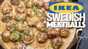 IKEA SWEDISH MEATBALLS...BUT HOMEMADE & WAY BETTER! | SAM THE COOKING GUY