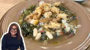 How to Make 2 Greens Minestra with Garlic Bread Croutons | Rachael Ray