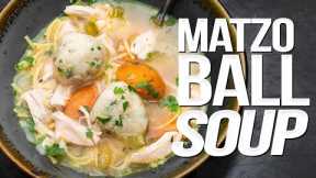 UNBELIEVABLY COMFORTING (HOMEMADE) MATZO BALL SOUP RECIPE | SAM THE COOKING GUY