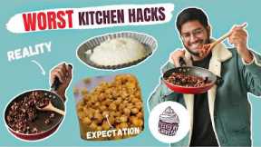 Exposing the worst FAKE Viral Kitchen Hacks| Testing VIRAL Baking Hacks| TESTED BY SHIVESH