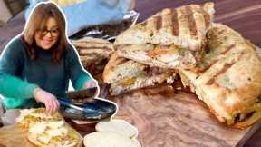 How to Make Chicken Panini or Pressed Phillies with Fontina | Rachael Ray