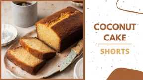 BEST Ever Coconut Cake | Moist & Fluffy Coconut Cake Recipe #SHORTS