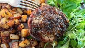 How to Make Canadian Chicken Tournedos and Brandy Home Fries  | BLD | Rachael Ray