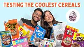 Trying the COOLEST Cereals in India | Which one is the best? Tested by Shivesh ft @Tanya Khanijow