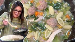 How to Make Mini Meatball and Chicken Soup | Rachael Ray