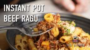 Instant Pot Beef Ragu Recipe