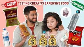 EPIC?? Can We Guess CHEAP vs EXPENSIVE ? HILARIOUS Food Challenge | Tested By Shivesh