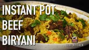 Instant Pot Beef Bryani Recipe