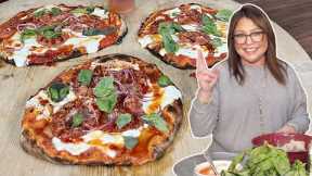 How to Make Thin and Crispy Pizza with Sopressata, Red Onion and Hot Honey | Rachael Ray