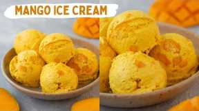 I Made Mango Ice-Cream With 2 Cups Milk | No Eggs, No Machine, No Condensed Milk