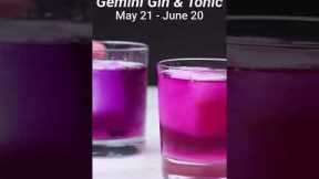 Gemini Color-Changing Cocktail Recipe #Shorts