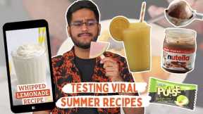 Testing Crazy VIRAL Summer Recipes | MINDBLOWN? Summer Hacks Tested By Shivesh