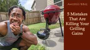 5 Mistakes to Avoid when Cooking on a Charcoal Grill | 5 Tips for New Grillers | AntStill BBQ