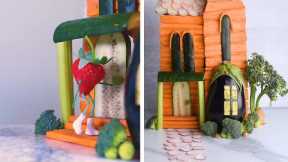 A crudités house fit for a pump-king! So Yummy