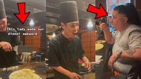 Entitled Woman Gets MAD at Hibachi Chef For HONORING KOBE BRYANT!