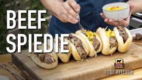 Grilled Beef Spiedie Recipe