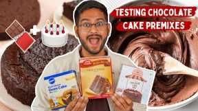 TESTING CHOCOLATE CAKE PREMIXES TO FIND OUT WHICH ONE IS THE BEST? | BEST CHOCOLATE PREMIX IN INDIA?
