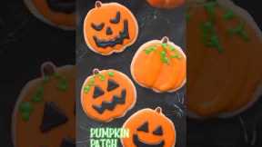 Halloween Pumpkin Cookies #shorts