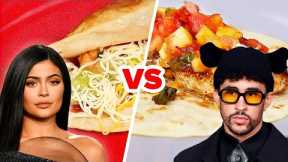 Bad Bunny Vs. Kylie Jenner: Who Makes The Best Taco? • Celebrity Recipe Royale