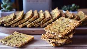 Delicious and healthy crispy sesame cookies!