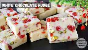 white chocolate fudge | chocolate fudge with condensed milk | Christmas special desserts recipes