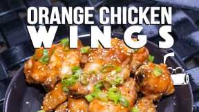 ORANGE CHICKEN WINGS (SO INSANELY PERFECT AND JUICY!) | SAM THE COOKING GUY