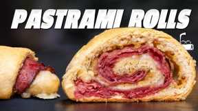 CHEESY PASTRAMI CROISSANT ROLLS (SO EASY, SO GOOD!) | SAM THE COOKING GUY