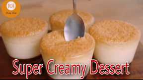 Super Creamy Dessert | No Cream Cheese| No Condense Milk | No Gelatine | Easy Dessert 2 Make At Home
