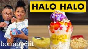 How To Make Halo-Halo With Ube Ice Cream | From The Home Kitchen | Bon Appétit