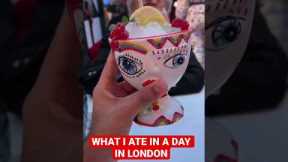 WHAT I ATE IN A DAY IN LONDON #whatieatinaday #shorts #londonfood