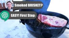 Does ChatGPT Know The Secret To Smokey Tender Brisket?
